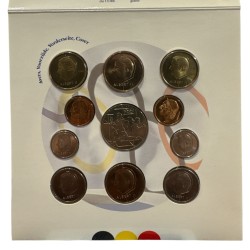 Belgique - Coffret BU 1996 - Jeux olympiques - 10 monnaies + 1 médaille 2