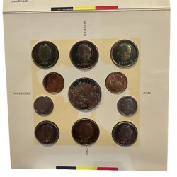 Belgique - Coffret BU 1995 - 10 monnaies + 1 médaille 2