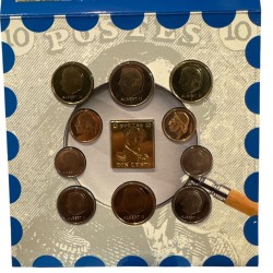 Belgique - Coffret BU 1999 - 10 monnaies + 1 médaille 2