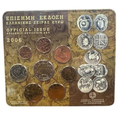Grèce - Coffret BU 2006 - 8 monnaies