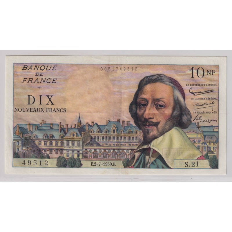 10NF Richelieu - 2.07.1959 - TTB+