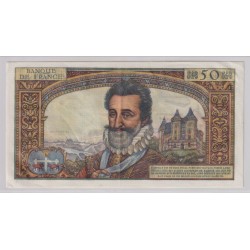 50 Francs Henri IV - 2.07.1959 - SUP 2