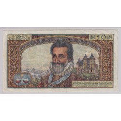 50 Francs Henri IV - 2.07.1959 - TTB+ 2