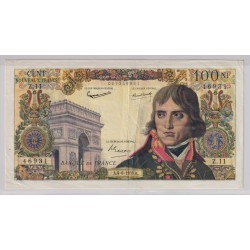 Billet - 100NF Bonaparte - 4.06.1959 - TTB+