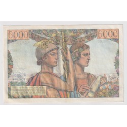 5000 Francs Terre et Mer - 5.04.1951 - SUP 2