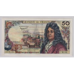 50 Francs Racine - 7.06.1962 - SPL+