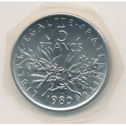 5 Francs Semeuse - 1980