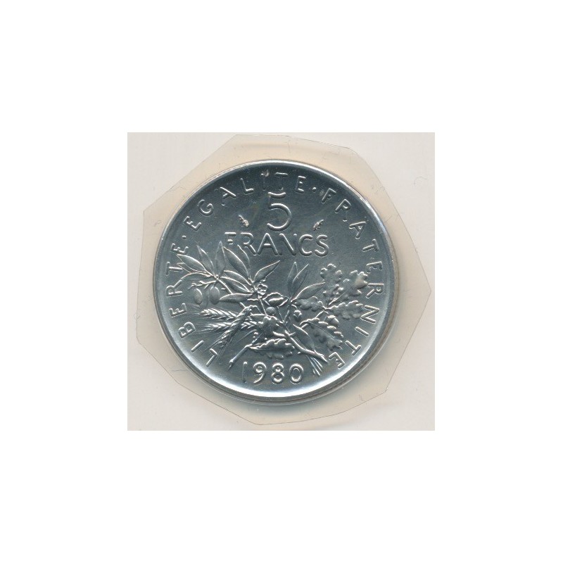 5 Francs Semeuse - 1980