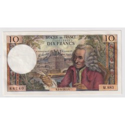 10 Francs Voltaire - 5.04.1973 - M.883 - SPL