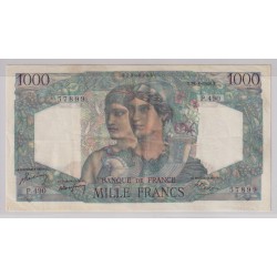1000 Francs Minerve et hercule - 26.08.1948 - TTB+