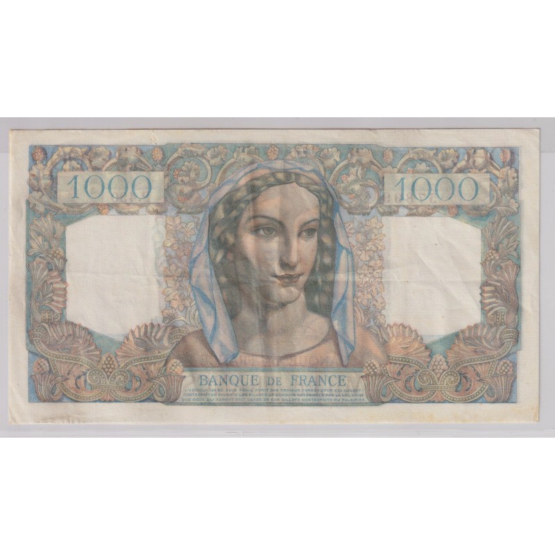 1000 Francs Minerve et hercule - 26.08.1948 - TTB+