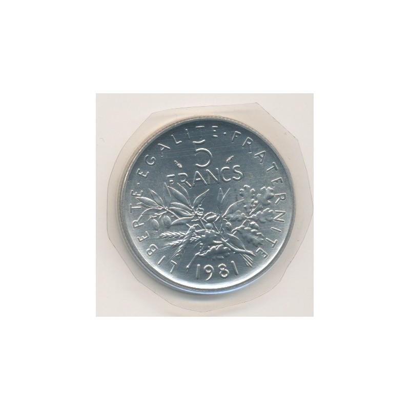 5 Francs Semeuse - 1981