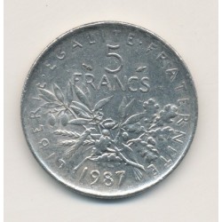5 Francs Semeuse - 1987