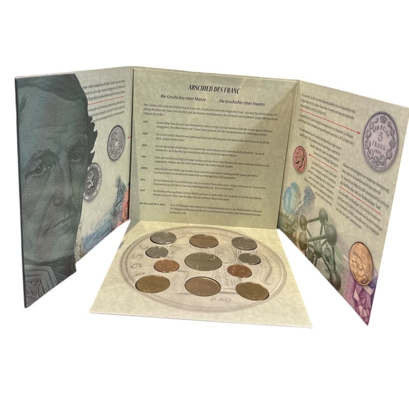 Belgique - Coffret BU 2001 - 11 monnaies