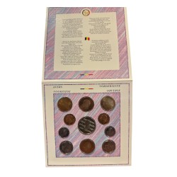 Belgique - Coffret BU 1991 - 11 monnaies 2