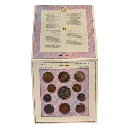 Belgique - Coffret BU 1991 - 11 monnaies