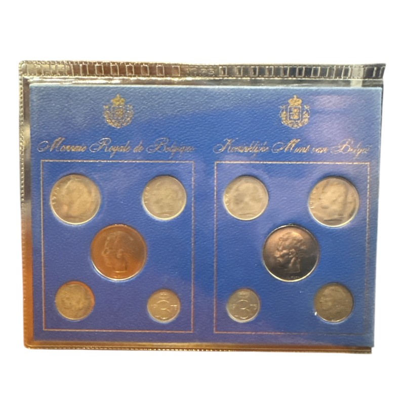 Belgique - Coffret Set 1975 - 10 monnaies