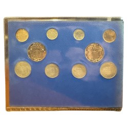 Belgique - Coffret Set 1975 - 10 monnaies 2