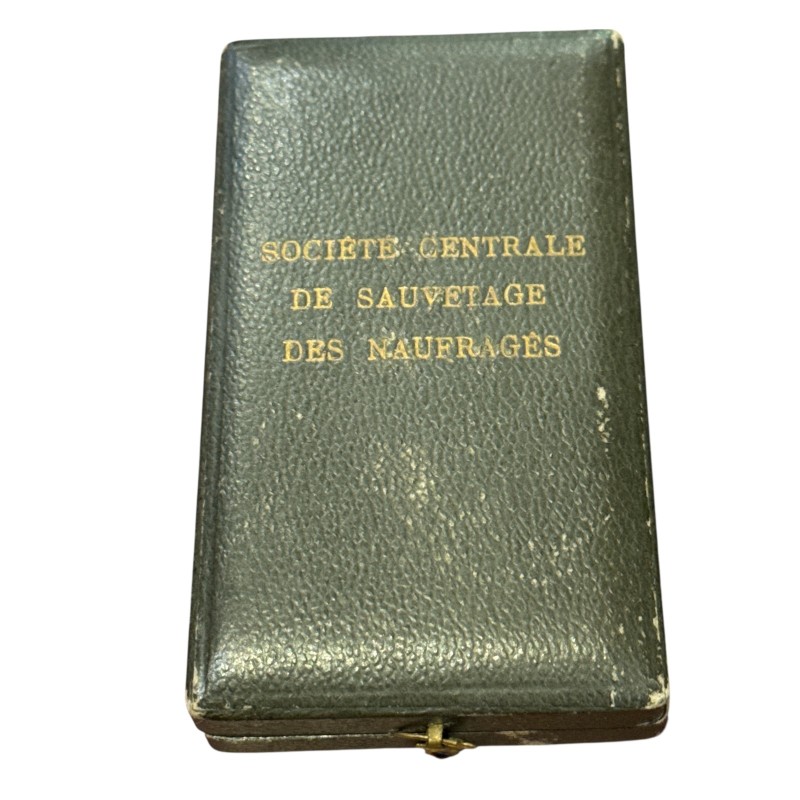 Médaille - Société centrale de sauvetage des naufragés - bronze - avec écrin - ordonnance