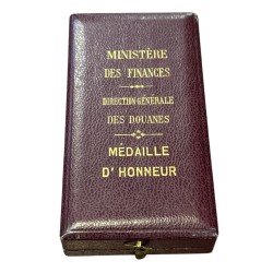 Médaille - Direction générale des douanes - avec écrin - ordonnance 2