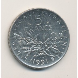 5 Francs Semeuse - 1991