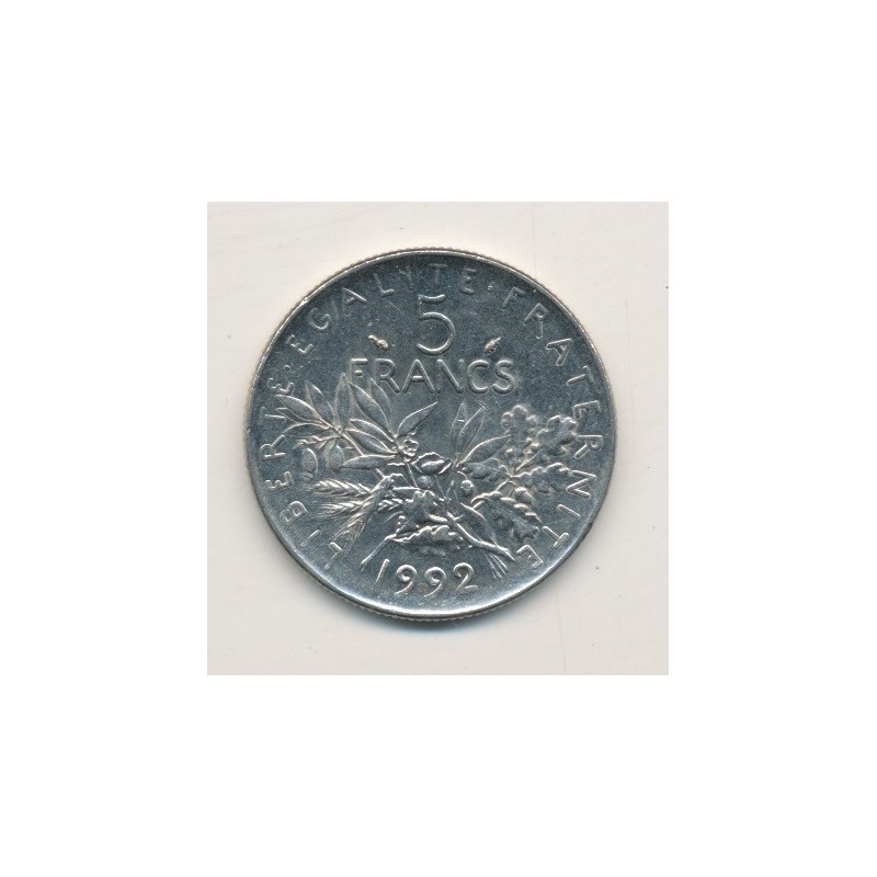 5 Francs Semeuse - 1992