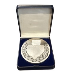 Médaille - Sauveteurs en mer - SNSM La Rochelle - bronze argenté - 70mm - attribuée au revers 2