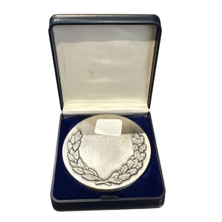 Médaille - Sauveteurs en mer - SNSM La Rochelle - bronze argenté - 70mm - attribuée au revers