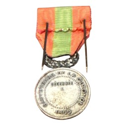 Médaille - Sauveteurs de la Gironde - 1855 - ordonnance 2