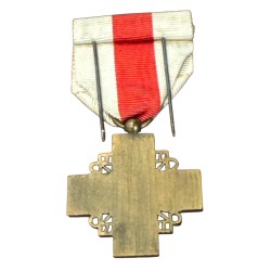 Médaille - Croix rouge - en émail rouge 2