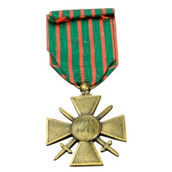 Médaille - Croix de guerre 1914-1918 - 1 étoile bronze - ordonnance 2