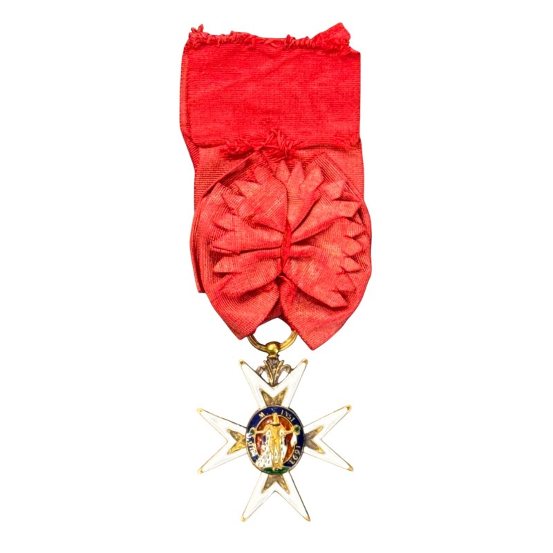 Ordre de Saint Louis - Chevalier - en or - Monarchie de juillet - ordonnance