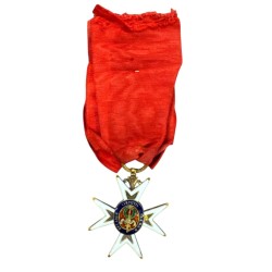 Ordre de Saint Louis - Chevalier - en or - Monarchie de juillet - ordonnance 2