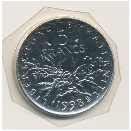 5 Francs Semeuse - 1998