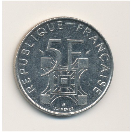 5 Francs Tour eiffel - 1989