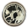 100 Francs - JO Albertville 1992 - Ski acrobatique 1990 - sans écrin ni certificat - argent BE - FDC