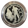100 Francs - JO Albertville 1992 - Ski de fond 1991 - sans écrin ni certificat - argent BE - FDC