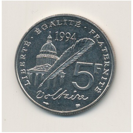 5 Francs Voltaire - 1994