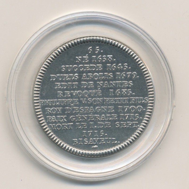 Médaille - Louis XIV - Roi de France - cupronickel