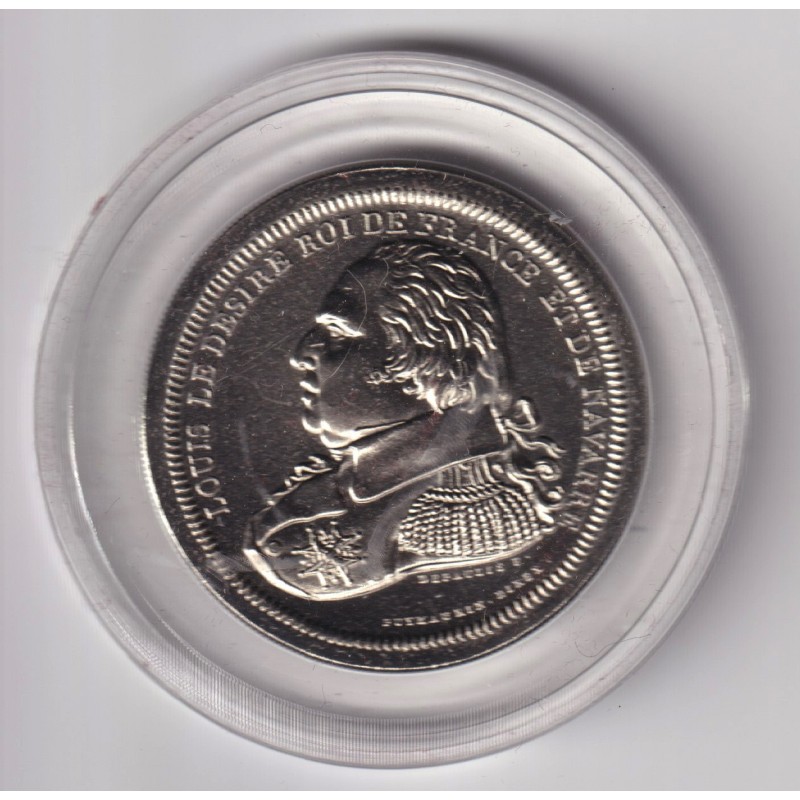 Médaille - Louis le désiré - Roi de France - cupronickel