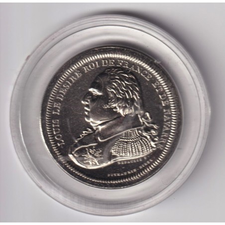 Médaille - Louis le désiré - Roi de France - cupronickel