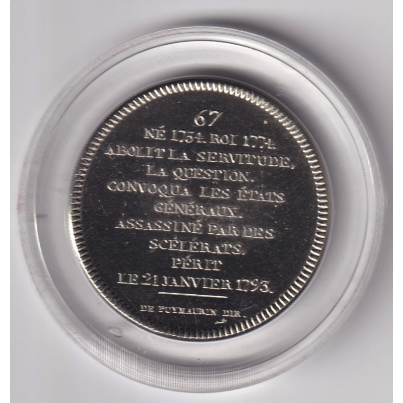 Médaille - Louis XVI - Roi de France - cupronickel