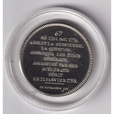 Médaille - Louis XVI - Roi de France - cupronickel