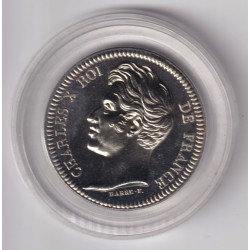 Médaille - Charles X - Roi de France - cupronickel