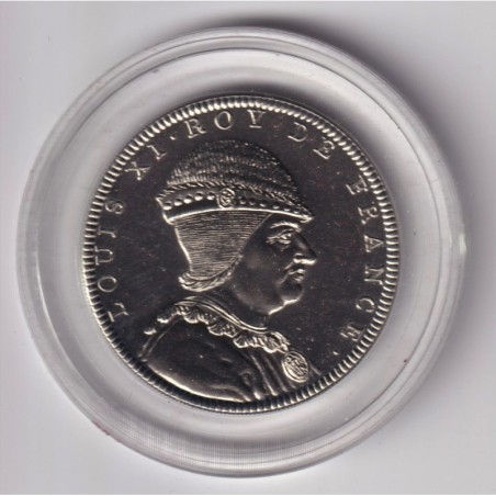 Médaille - Louis XI - Roi de France - cupronickel