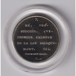 Médaille - Clotaire I - Roi de France - cupronickel 2