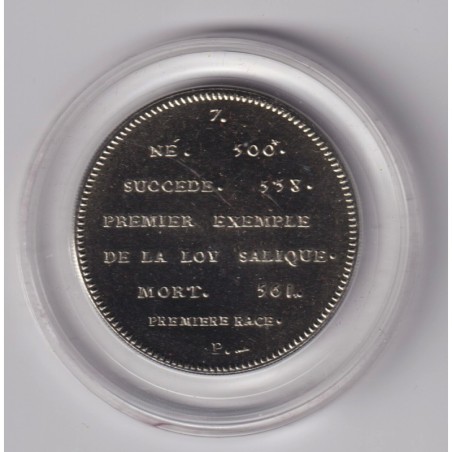 Médaille - Clotaire I - Roi de France - cupronickel