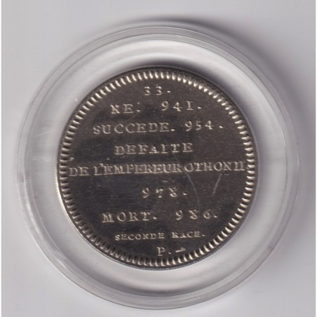 Médaille - Lothaire - Roi de France - cupronickel