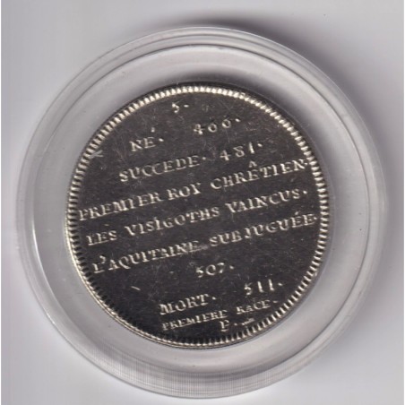Médaille - Clovis - Roi de France - cupronickel