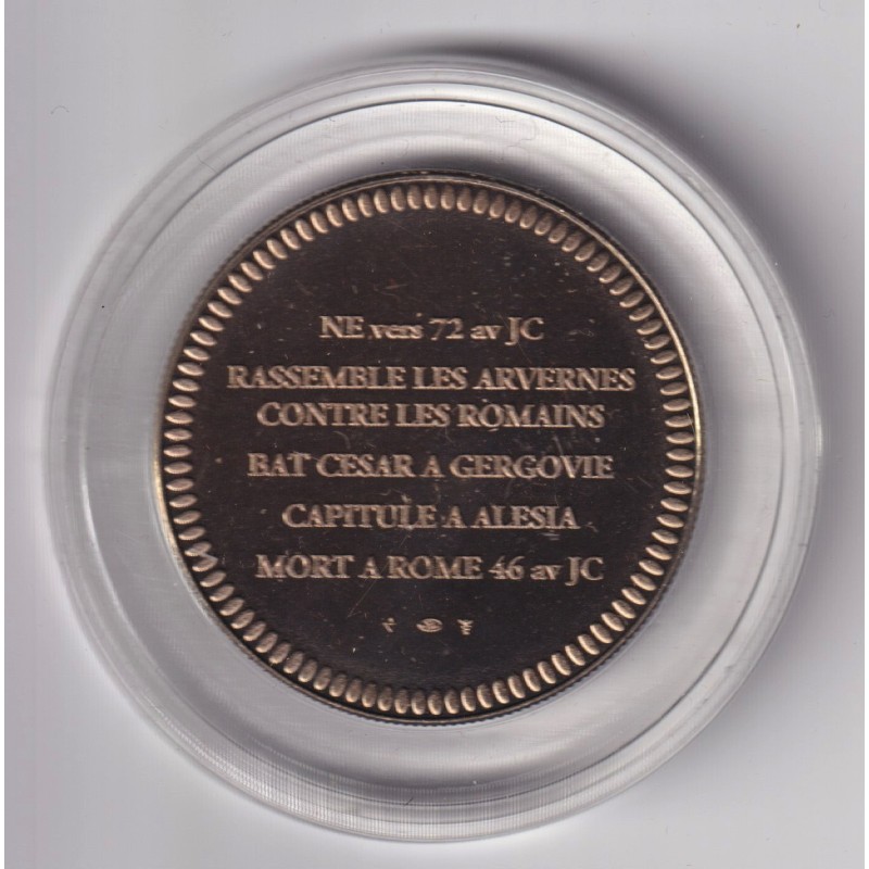 Médaille - Vercingetorix - Roi de France - cupronickel